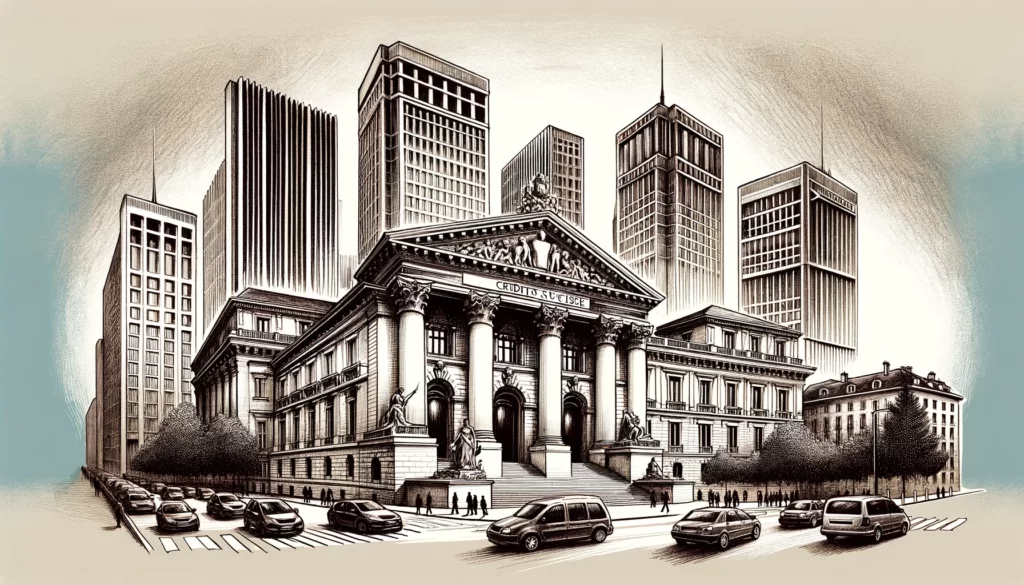 illustration that symbolizes the significant development in the oligarch dispute affecting Credit Suisse and UBS