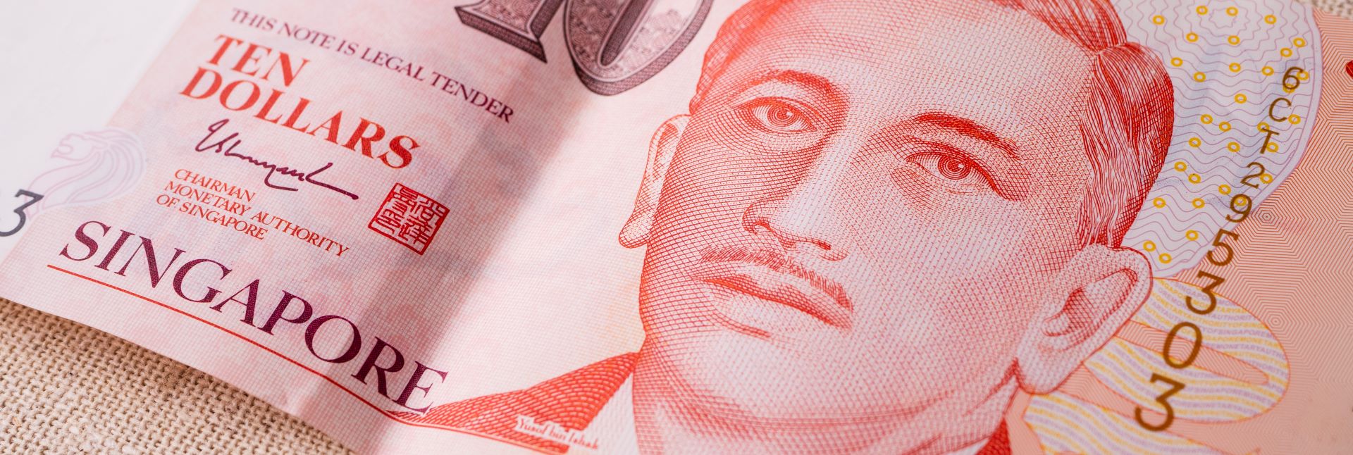 photo of singapore banknote