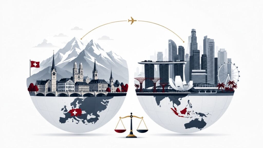 Switzerland vs Singapore: where HNWI non-residents should bank in 2026